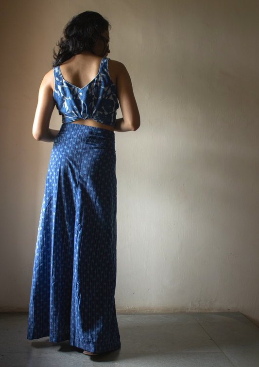 Taaranih Wrap Pants with Eesha Crop top