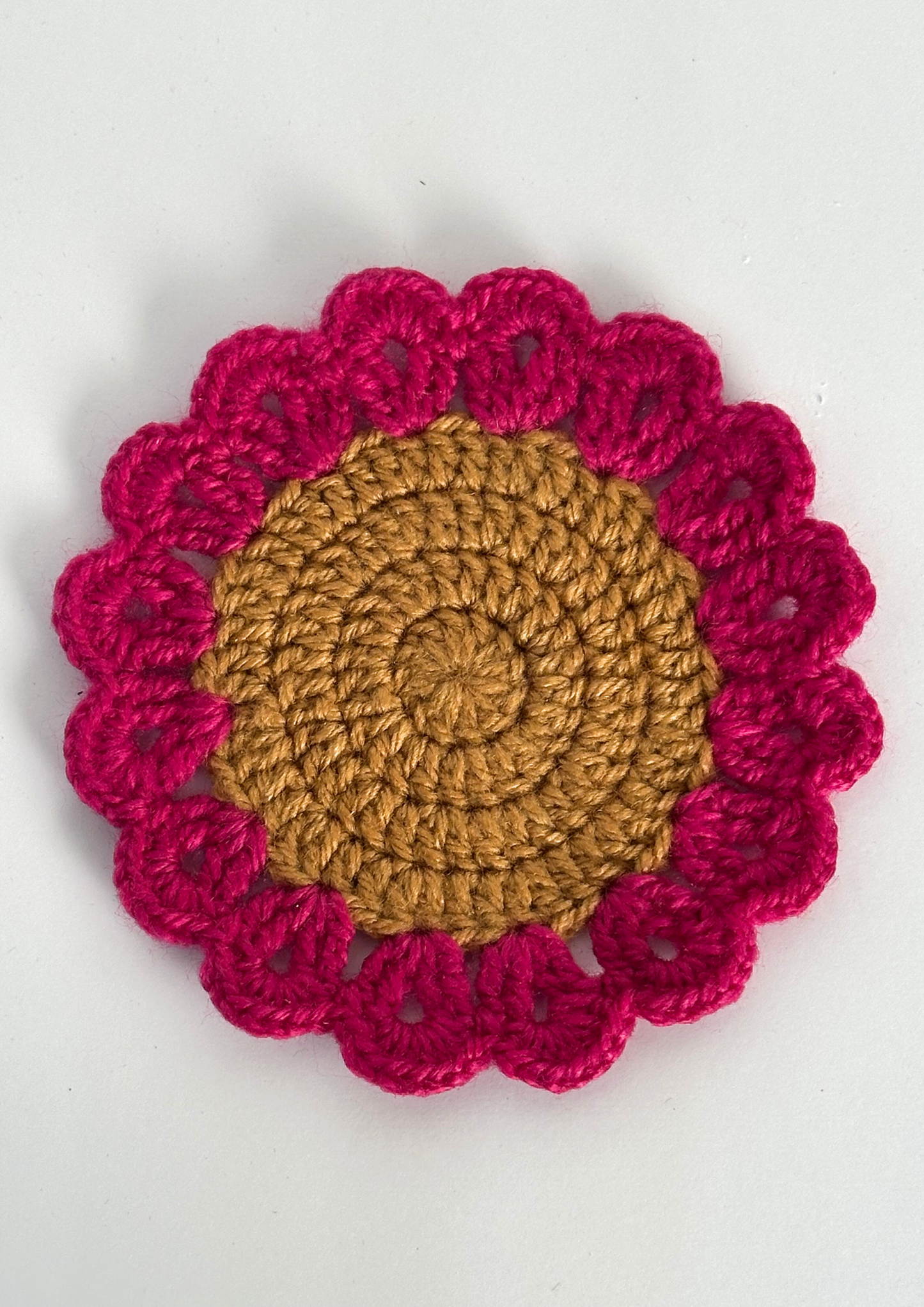 The Crochet Flower Coaster