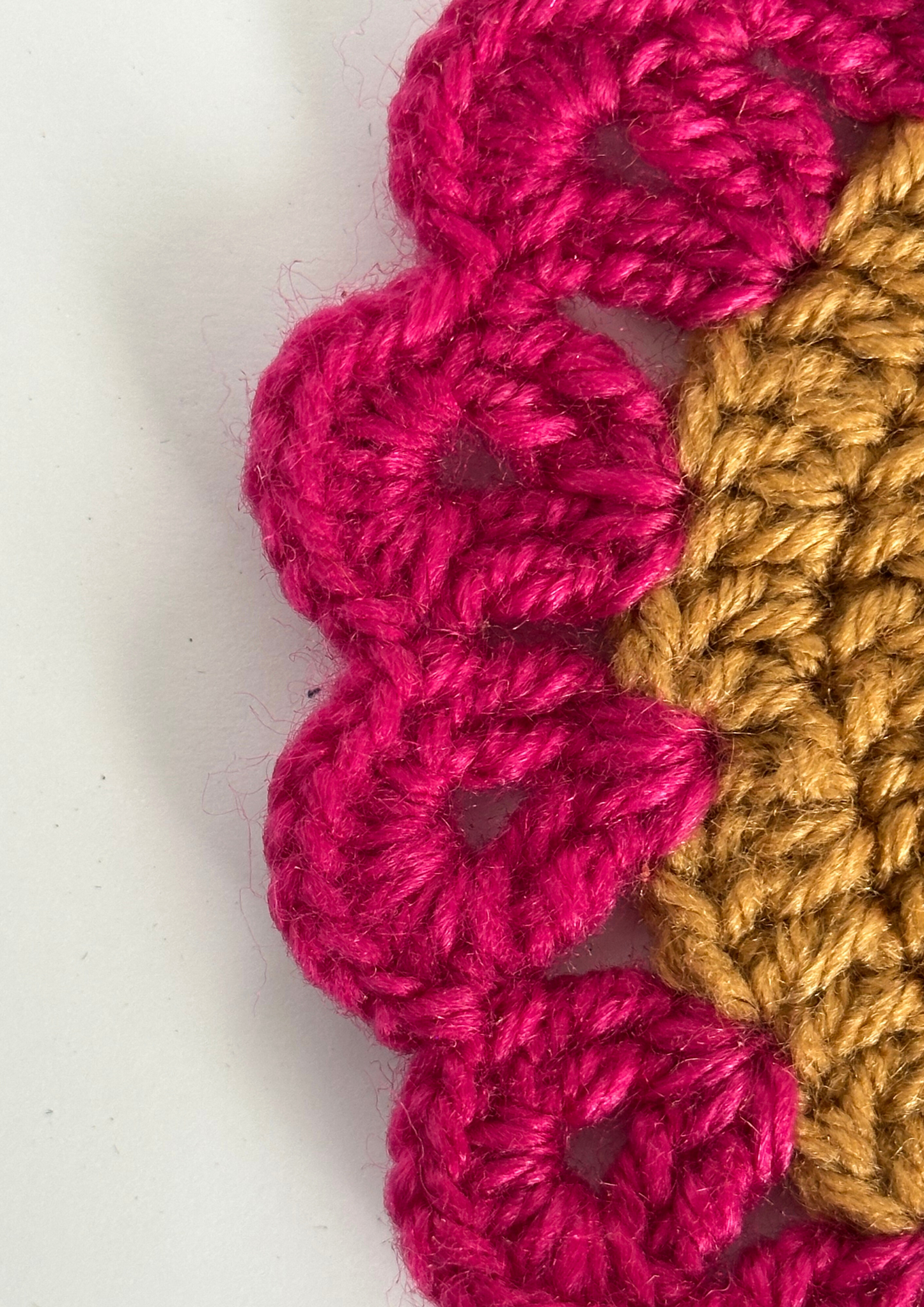 The Crochet Flower Coaster
